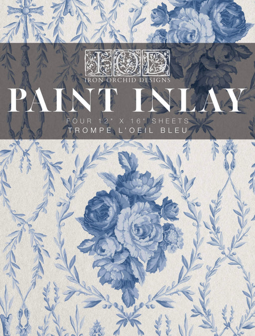 Deckblatt IOD Decor Paint Inlay Trompe L‘Oeil Bleu erhältlich bei Countryside Colours