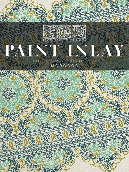 Deckblatt IOD Decor Paint Inlay Morocco erhältlich bei Countryside Colours