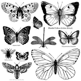 IOD Decor Stempel Butterflies erhältlich bei Countryside Colours
