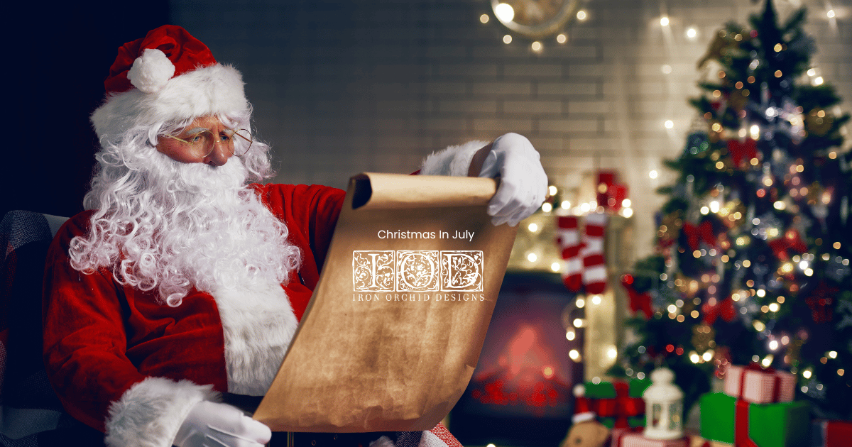 Christmas in July – IOD Weihnachtsprodukte | Countryside Colours