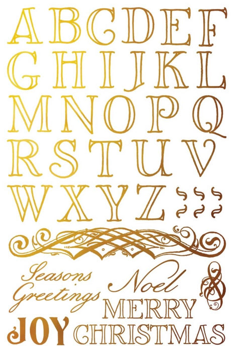 IOD Gilded Transfer Figgy & Flourish Limited Edition aus der neuen Weihnachtskollektion 2025 erhältlich bei Countryside Colours