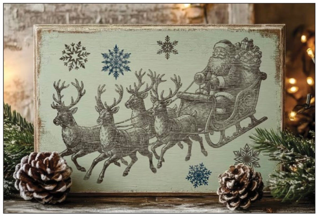 IOD Paint Inlay The North Pole Co 8x12 Pad | Winterkollektion 2026