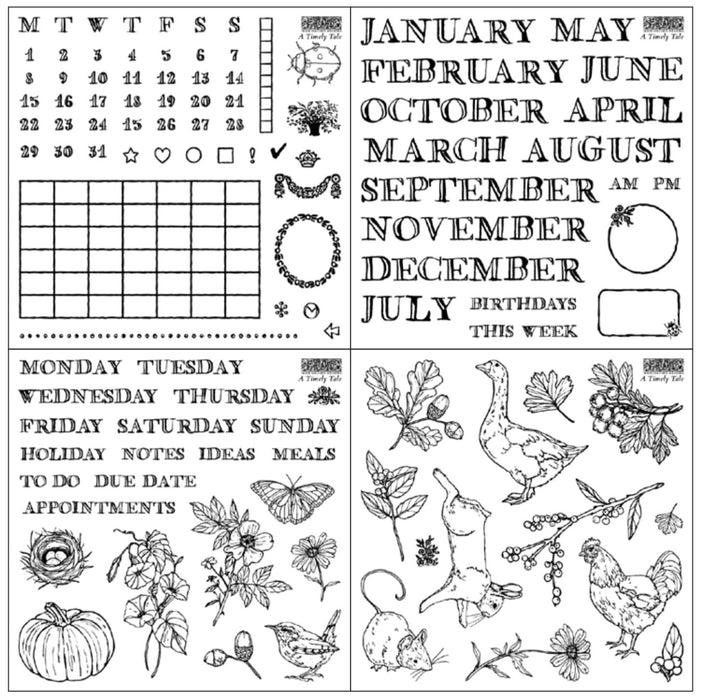 IOD Stempel A Timely Tale 6x6 Box Set | Winterkollektion 2026