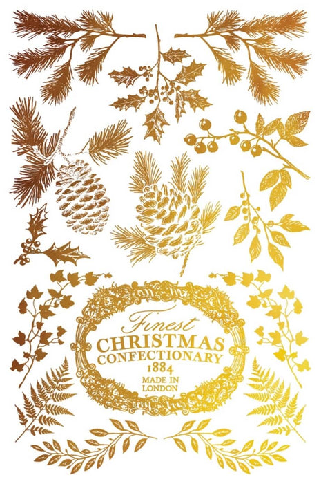 IOD Gilded Transfer Figgy & Flourish Limited Edition aus der neuen Weihnachtskollektion 2025 erhältlich bei Countryside Colours