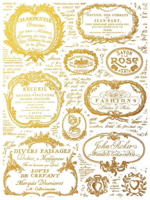 IOD Decor Gilded Transfer Etiquette erhältlich bei Countryside Colours