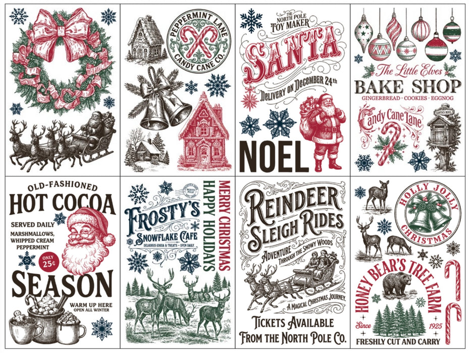 IOD Paint Inlay The North Pole Co 8x12 Pad | Winterkollektion 2026