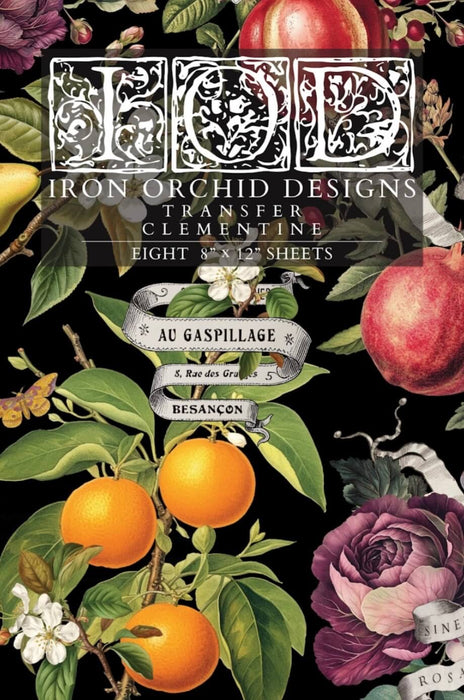 IOD Transfer Clementine Limited Edition aus der neuen Weihnachtskollektion 2025 erhältlich bei Countryside Colours