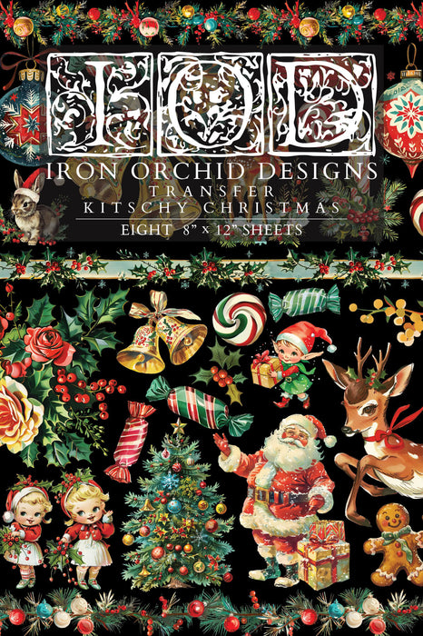 IOD Decor Transferfolie Kitschy Christmas Holiday Release 2024 Limited Edition erhältlich bei Countryside Colours