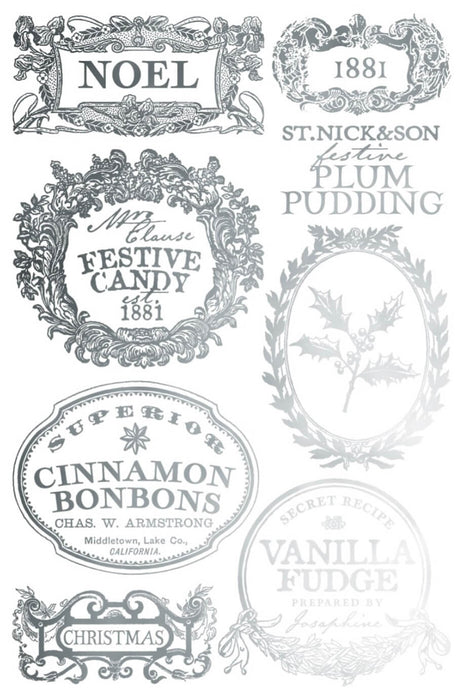 IOD Gilded Transfer Figgy & Flourish Limited Edition aus der neuen Weihnachtskollektion 2025 erhältlich bei Countryside Colours