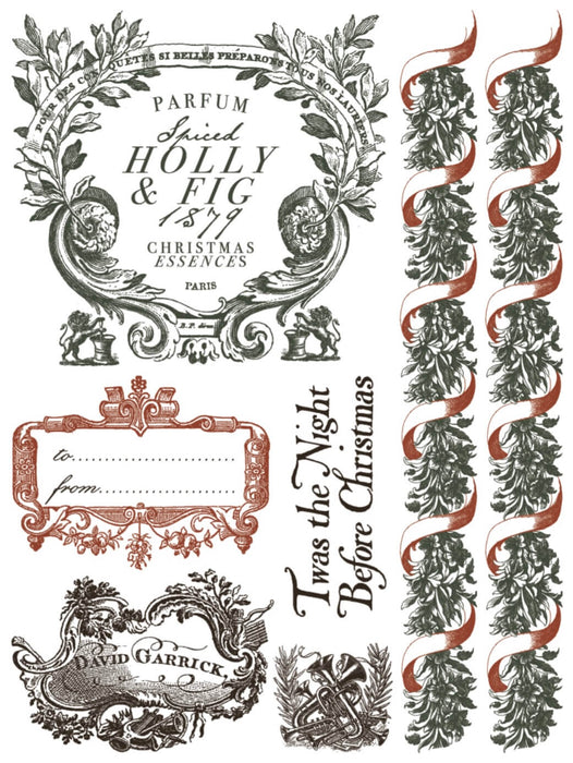 IOD Paint Inlay Twelth Night Limited Edition aus der neuen Weihnachtskollektion 2025 erhältlich bei Countryside Colours