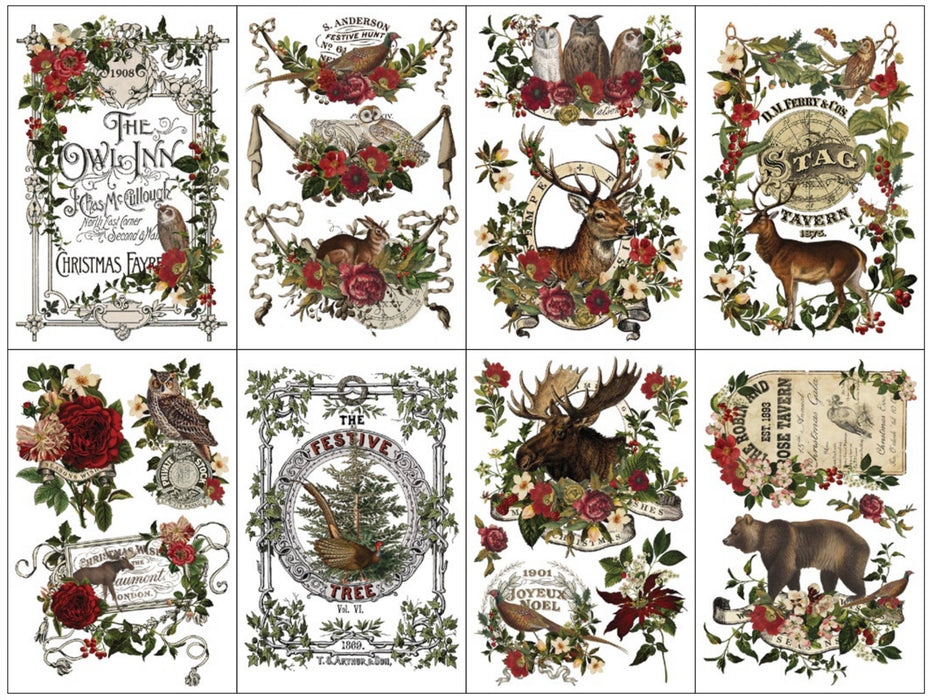 IOD Transfer Stag Tavern 8x12 Pad | Winterkollektion 2026