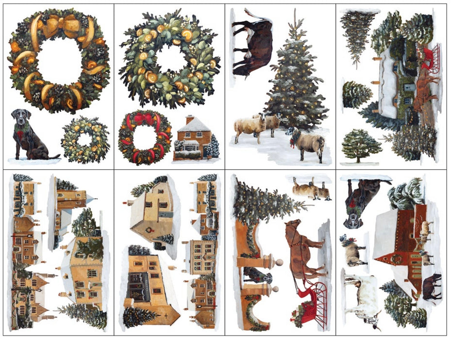 IOD Transfer A Cotswold Christmas 8x12 Pad | Winterkollektion 2026