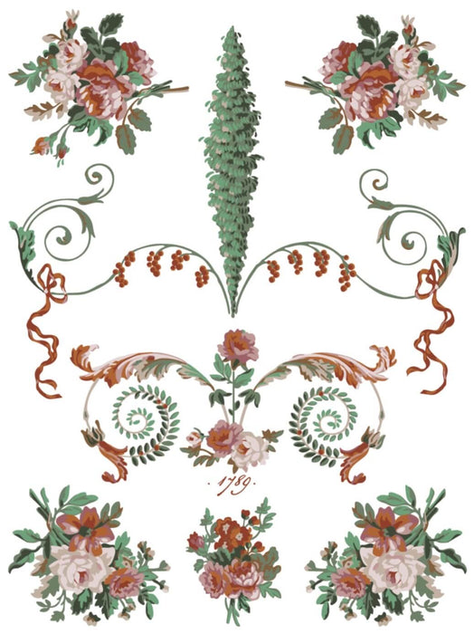 IOD Paint Inlay La Folie Limited Edition aus der neuen Weihnachtskollektion 2025 erhältlich bei Countryside Colours