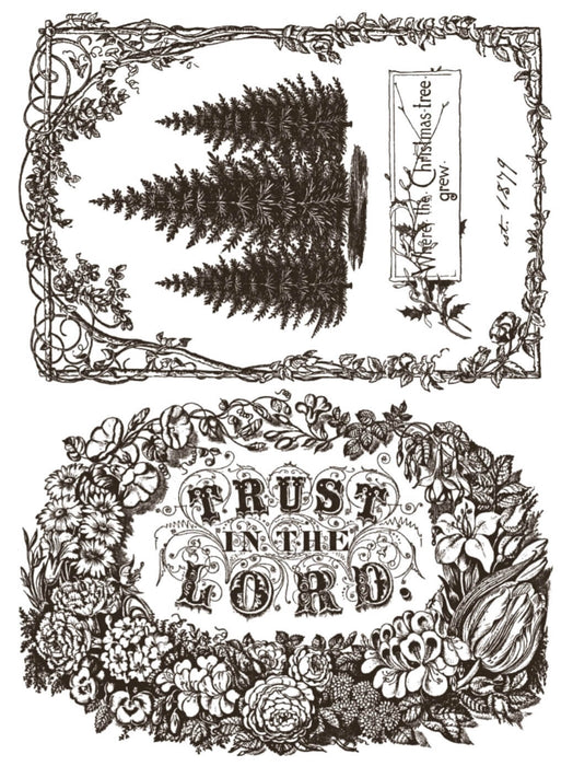 IOD Paint Inlay Twelth Night Limited Edition aus der neuen Weihnachtskollektion 2025 erhältlich bei Countryside Colours