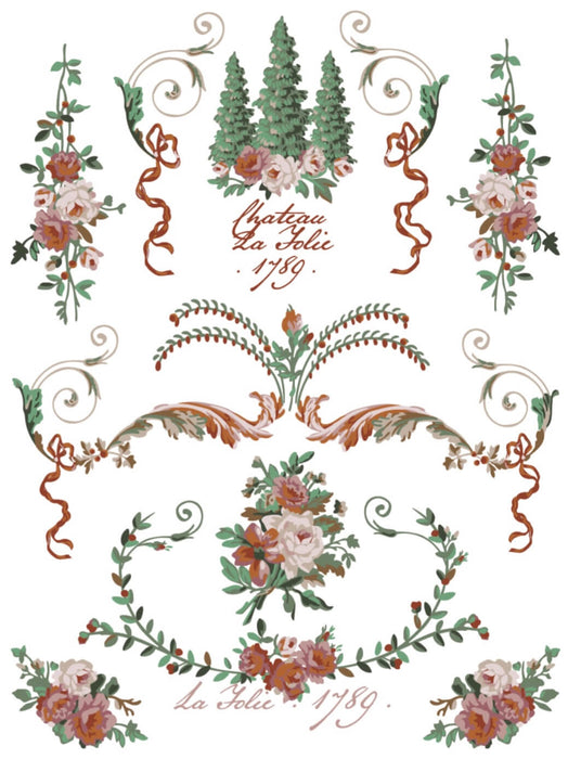 IOD Paint Inlay La Folie Limited Edition aus der neuen Weihnachtskollektion 2025 erhältlich bei Countryside Colours
