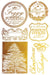 IOD Gilded Transfer Figgy & Flourish Limited Edition aus der neuen Weihnachtskollektion 2025 erhältlich bei Countryside Colours