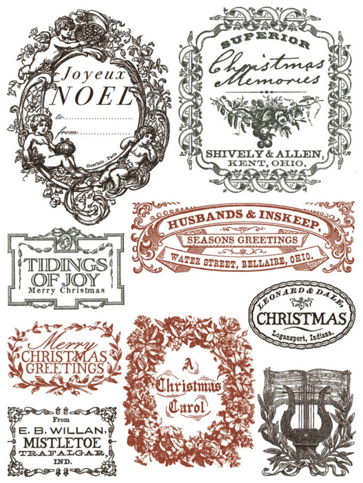 IOD Paint Inlay Twelth Night Limited Edition aus der neuen Weihnachtskollektion 2025 erhältlich bei Countryside Colours