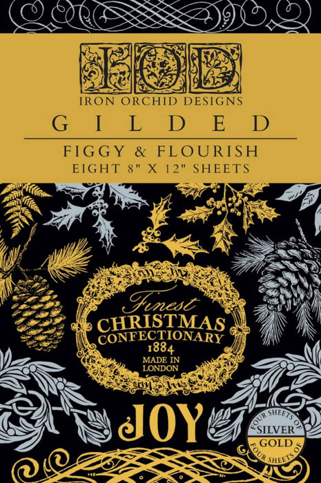 IOD Gilded Transfer Figgy & Flourish Limited Edition aus der neuen Weihnachtskollektion 2025 erhältlich bei Countryside Colours