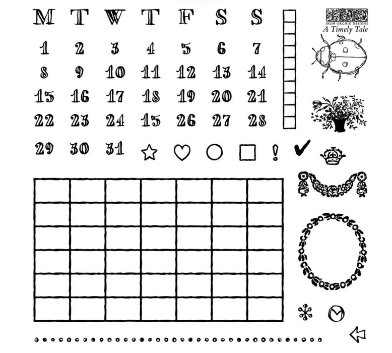 IOD Stempel A Timely Tale 6x6 Box Set | Winterkollektion 2026