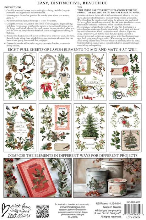 IOD Mould Winter Botanist Limited Edition aus der neuen Weihnachtskollektion 2025 erhältlich bei Countryside Colours