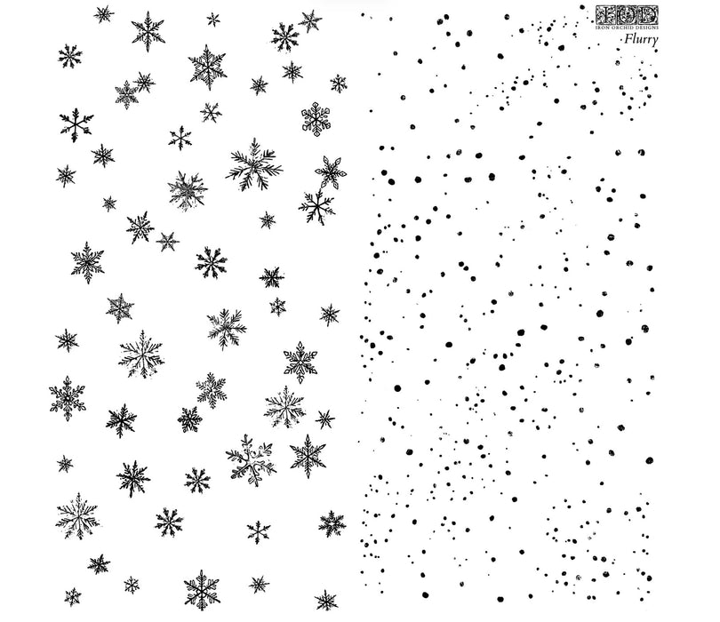 IOD Stempel Flurry 12x12 | Winterkollektion 2026