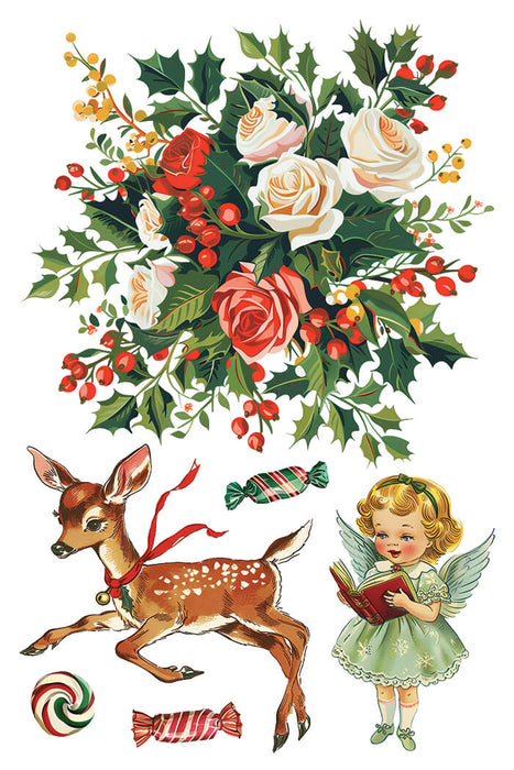 IOD Decor Transferfolie Kitschy Christmas Holiday Release 2024 Limited Edition erhältlich bei Countryside Colours