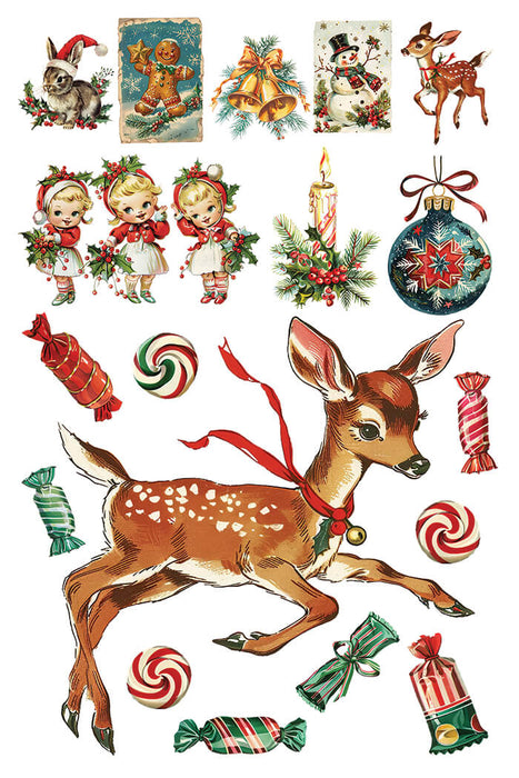 IOD Decor Transferfolie Kitschy Christmas Holiday Release 2024 Limited Edition erhältlich bei Countryside Colours