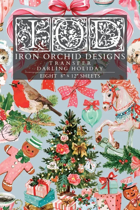 IOD Transfer Darling Holiday 8x12 Pad | Winterkollektion 2026