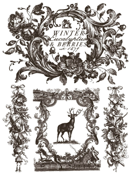 IOD Paint Inlay Twelth Night Limited Edition aus der neuen Weihnachtskollektion 2025 erhältlich bei Countryside Colours