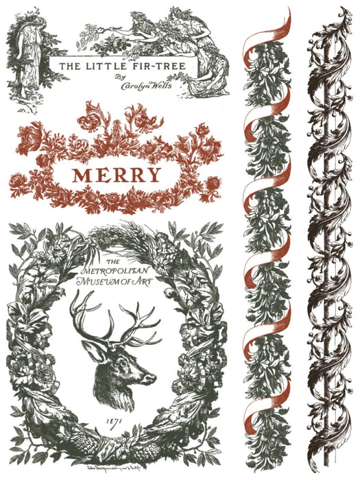 IOD Paint Inlay Twelth Night Limited Edition aus der neuen Weihnachtskollektion 2025 erhältlich bei Countryside Colours