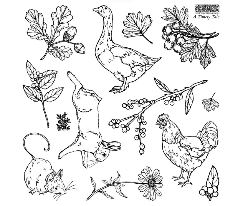 IOD Stempel A Timely Tale 6x6 Box Set | Winterkollektion 2026