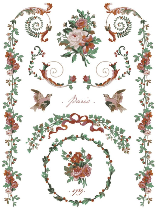 IOD Paint Inlay La Folie Limited Edition aus der neuen Weihnachtskollektion 2025 erhältlich bei Countryside Colours