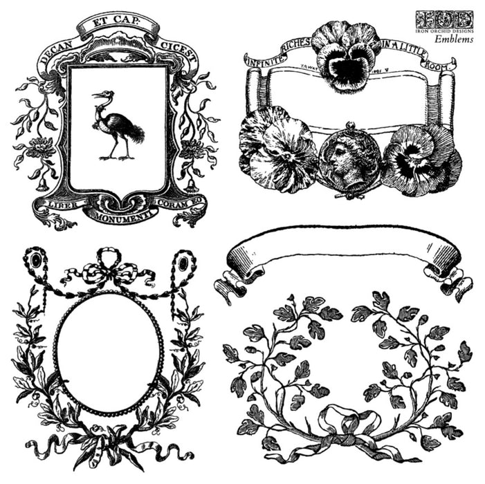 IOD Stempel Box Set Emblems erhältlich bei Countryside Colours 