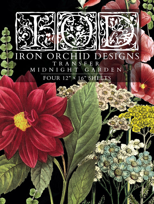 IOD Decor Transferfolie Midnight Garden