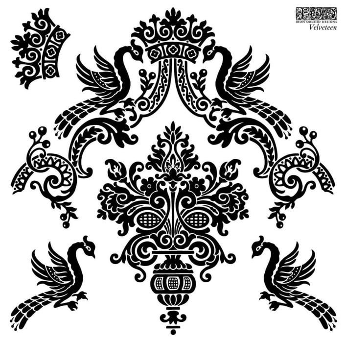 IOD Decor Stempel Velveteen erhältlich bei Countryside Colours