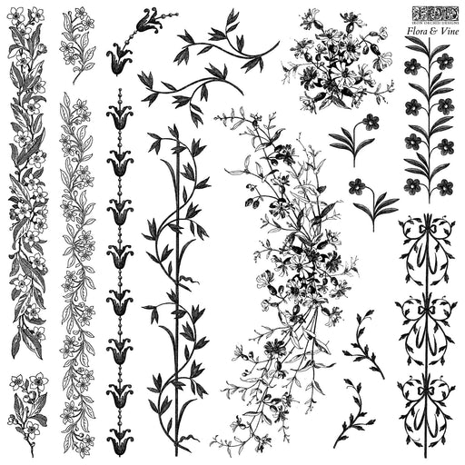 IOD Stempel Flora & Vine erhältlich bei Countryside Colours