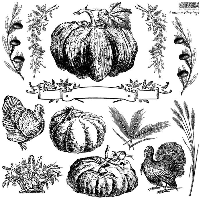 IOD Stempel Autumn Blessings Limited Edition aus der neuen Weihnachtskollektion 2025 erhältlich bei Countryside Colours