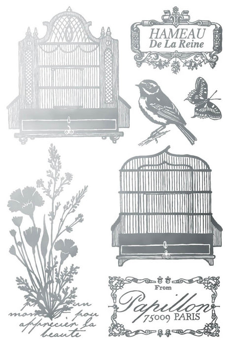 IOD Gilded Transfer Papillon erhältlich bei Countryside Colours 