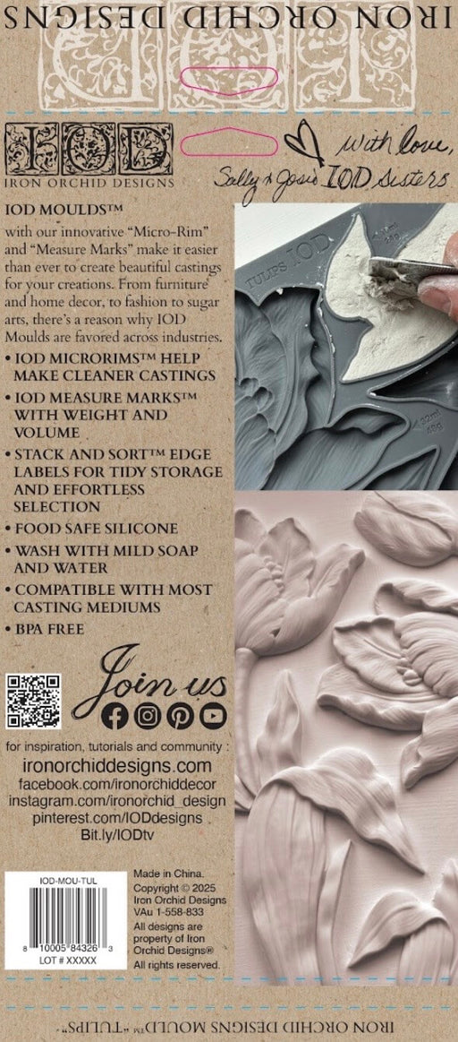 IOD Mould Tulips erhältlich bei Countryside Colours 