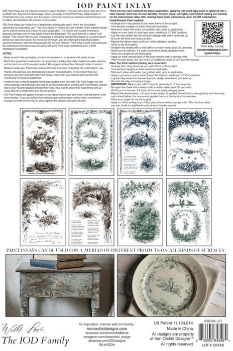 IOD Paint Inlay Little Lark | Sommerkollektion 2026 |