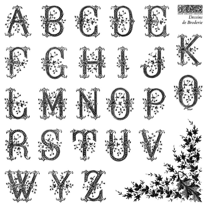IOD Decor Stempel Dessins de Broderie | Sommerkollektion 2026 |