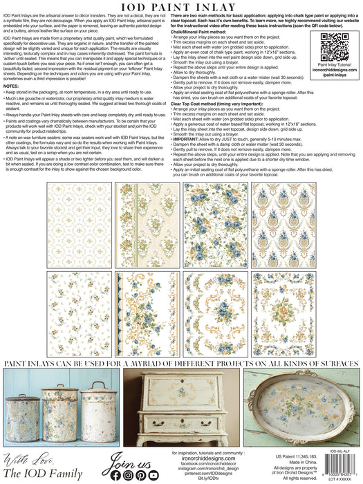 IOD Paint Inlay Alfred Peats & Co | Sommerkollektion 2026 |
