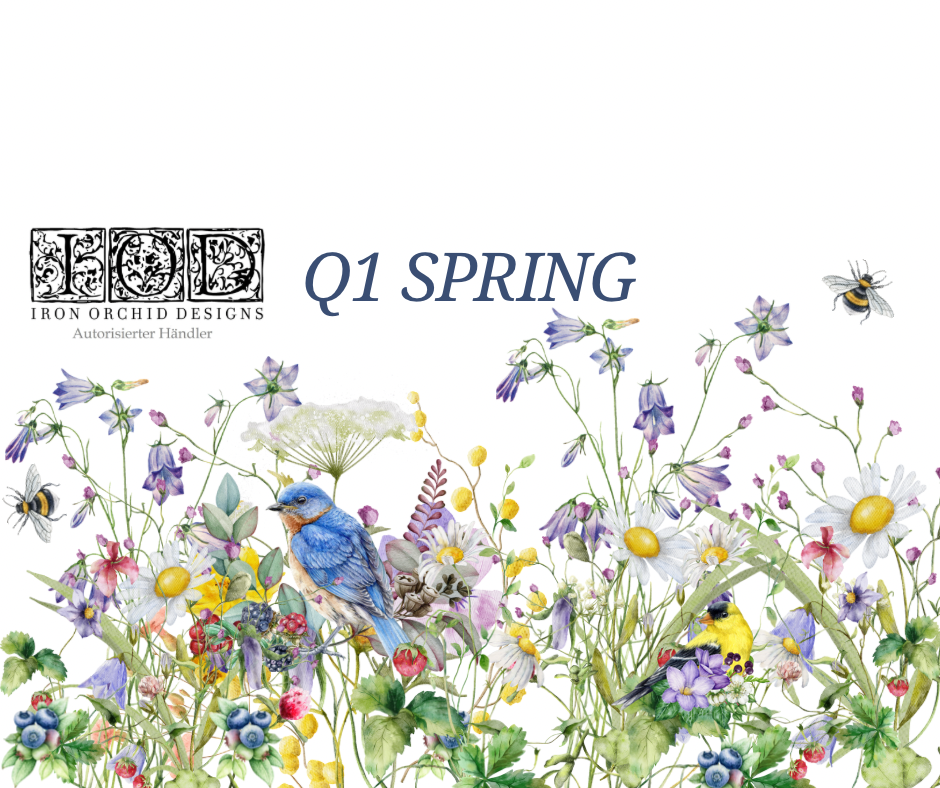 IOD Q1 2026 Spring Collection erhältlich bei Countryside Colours 