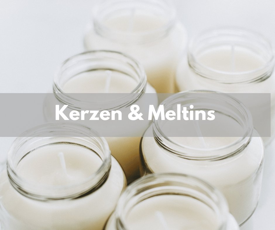 Kerzen und Meltins erhältlich bei Countryside Colours