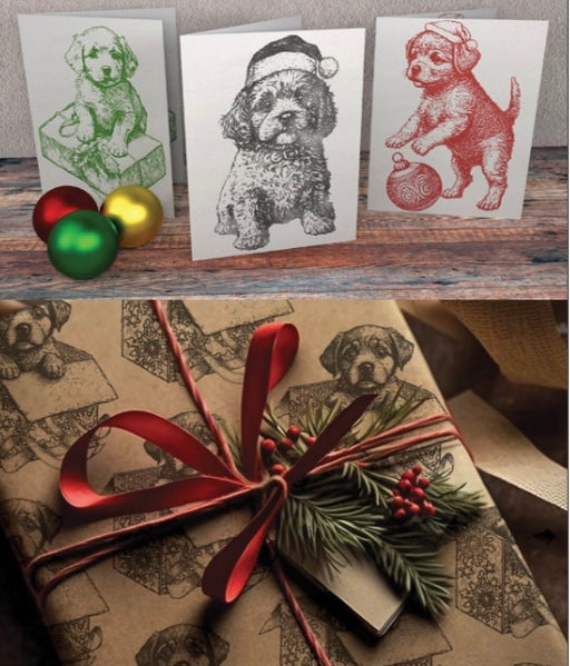 IOD Decor Stempel Christmas Pups 🐕 -Limited Edition