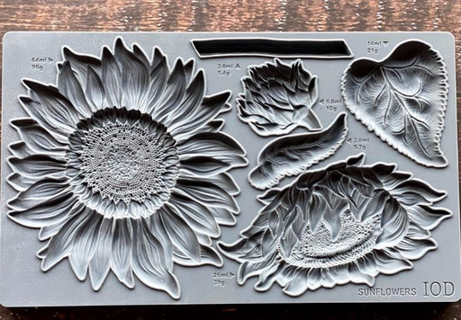 IOD Decor Mould Sunflower erhältlich bei Countryside Colours