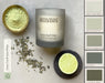 Duftkerze Green Tea und Lime von Painting The Past - Countrysidecolours