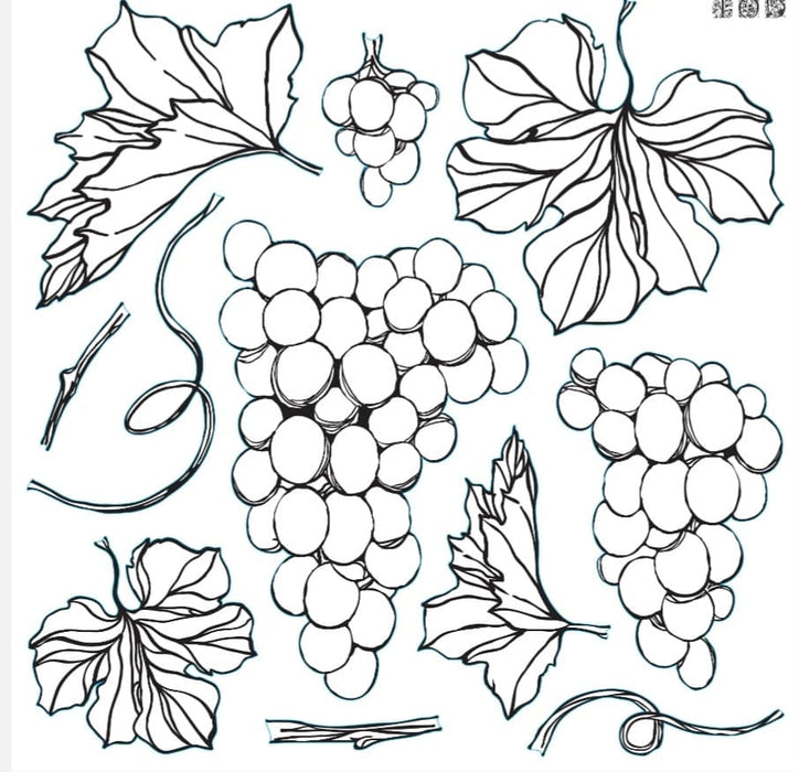 IOD Decor Stempel Grapes