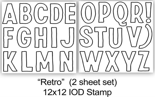 IOD Decor Stempel Retro erhältlich bei Countryside Colours