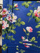 IOD Decor Paint Inlay Rose Chintz Nahaufnahme auf blauer Kommode erhältlich bei Countryside Colours